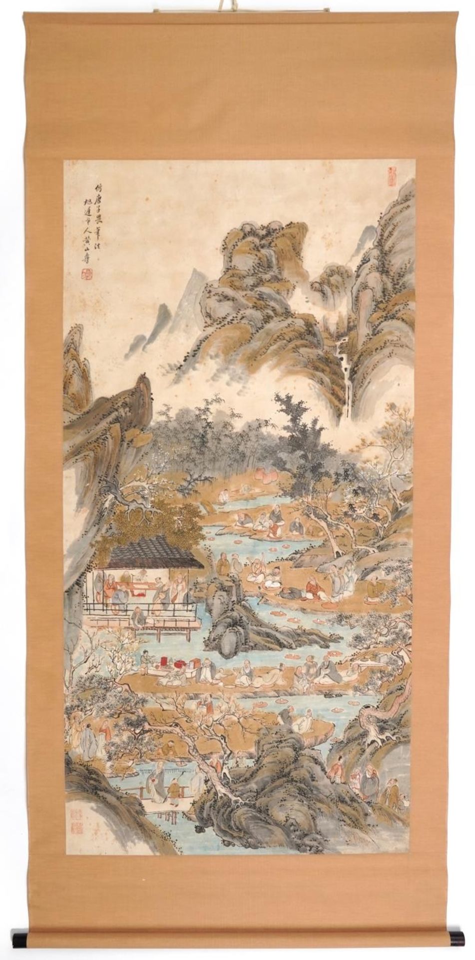 Manner of Huang Shanshou - River landscape applied in the Tang Yin style, Chinese ink and - Bild 2 aus 5