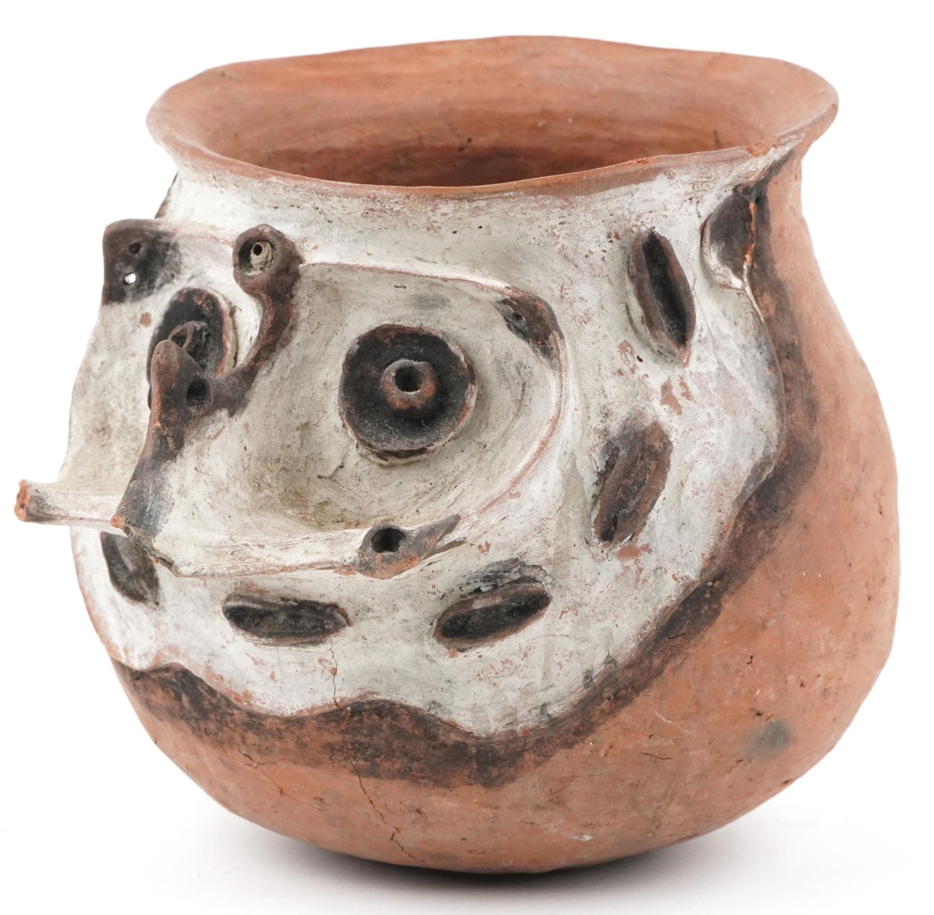 Tribal interest oceanic Aibom Village Sago storage jar from Papua New Guinea, 20cm high - Image 2 of 4