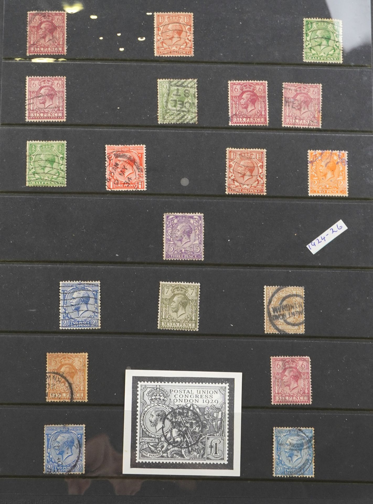 Victorian and later British stamps arranged in a stock book including Army Official, Government - Image 2 of 12