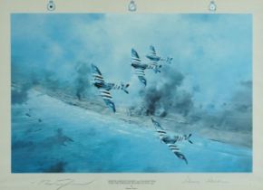 Robert Taylor - Johnny Johnson leading 144 Canadian Wing over the Normandy Beaches, military