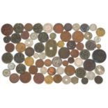 Antique and later Asian, Persian and African coinage including Japanese tenpo tsuho, tai-kuo