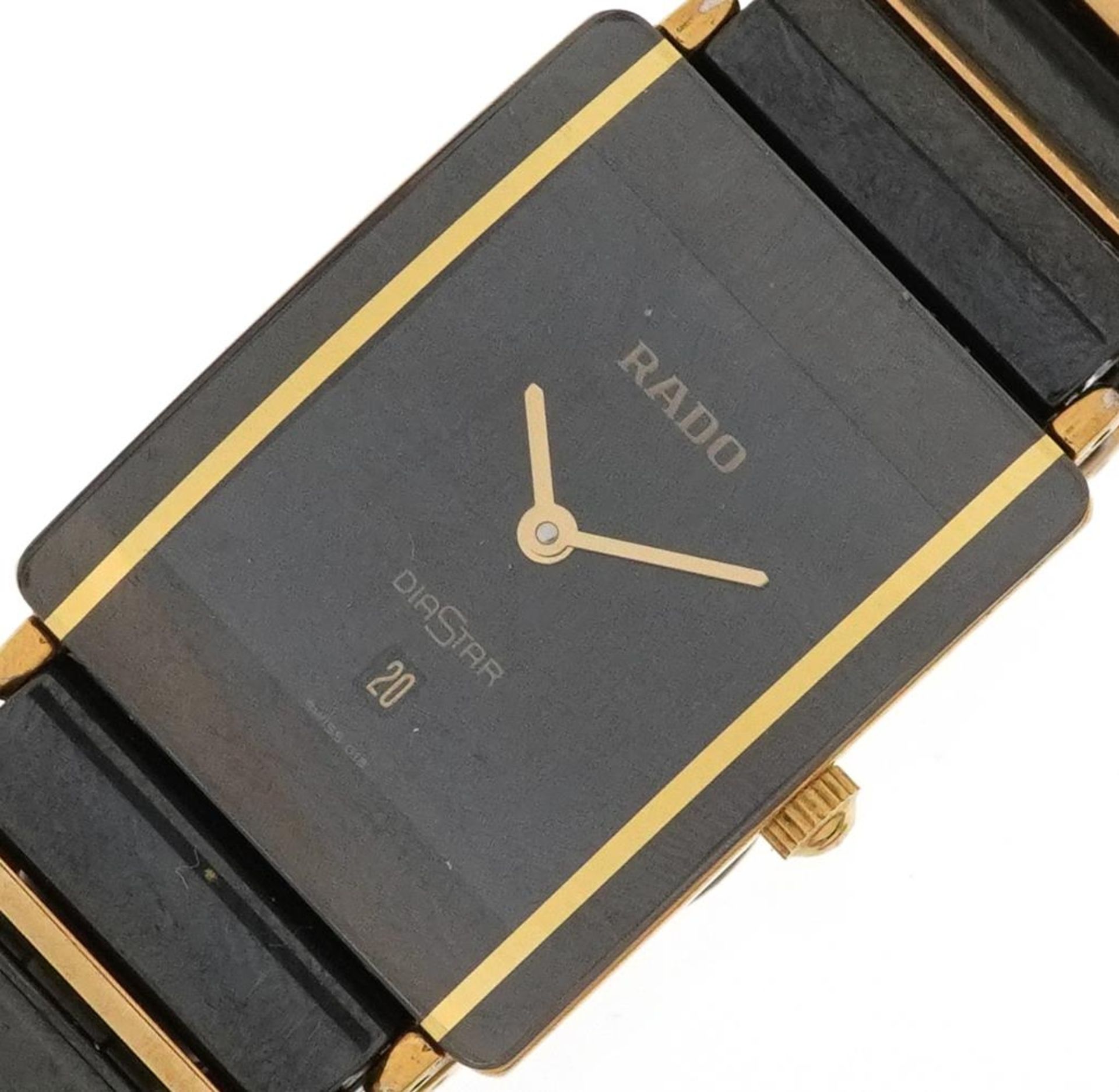 Rado, Rado Diastar Titanium gentlemen's quartz wristwatch with paperwork, the case numbered 160.