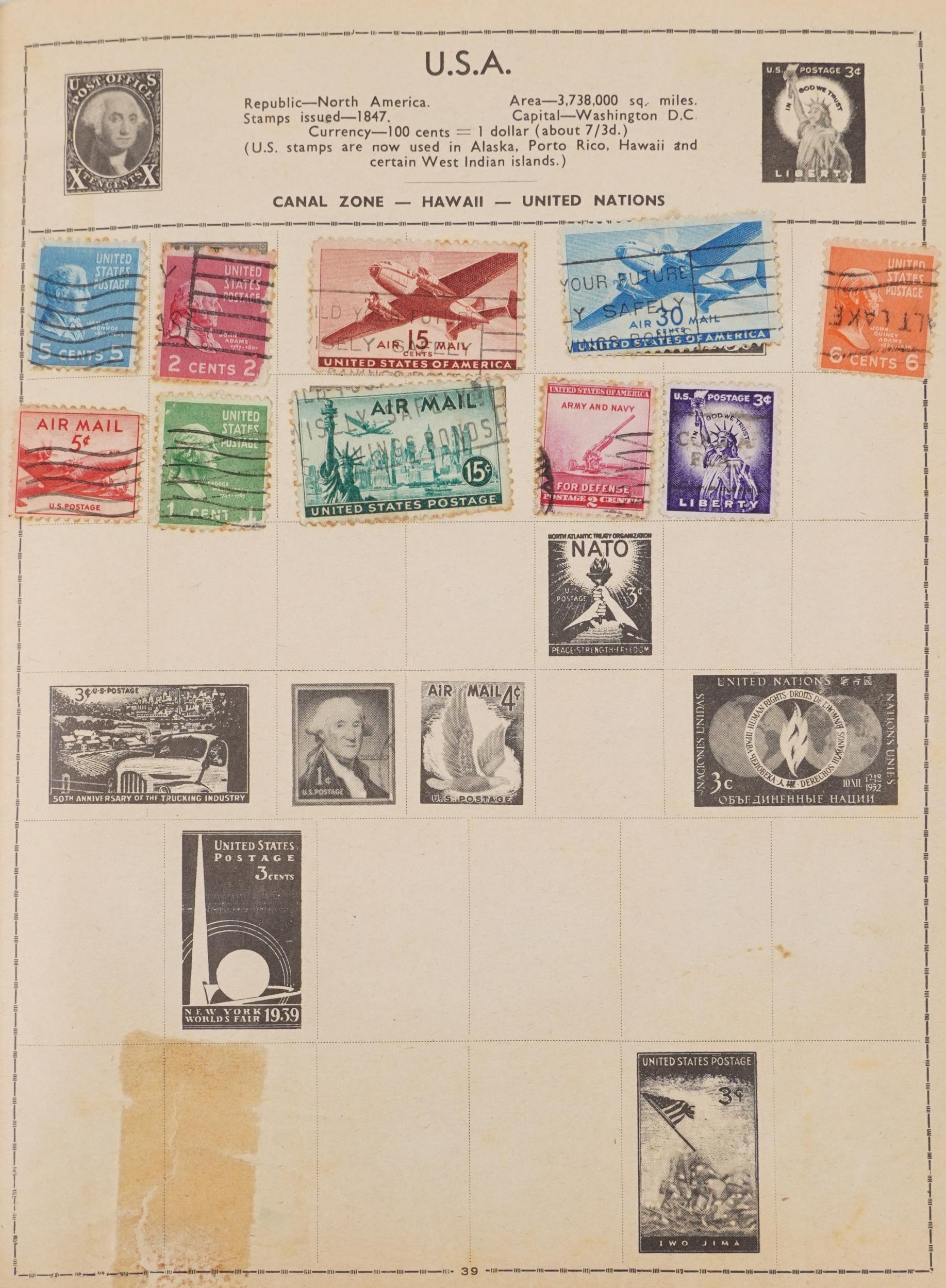 Extensive collection of British and world stamps, predominantly arranged on sheets, including China - Image 9 of 14