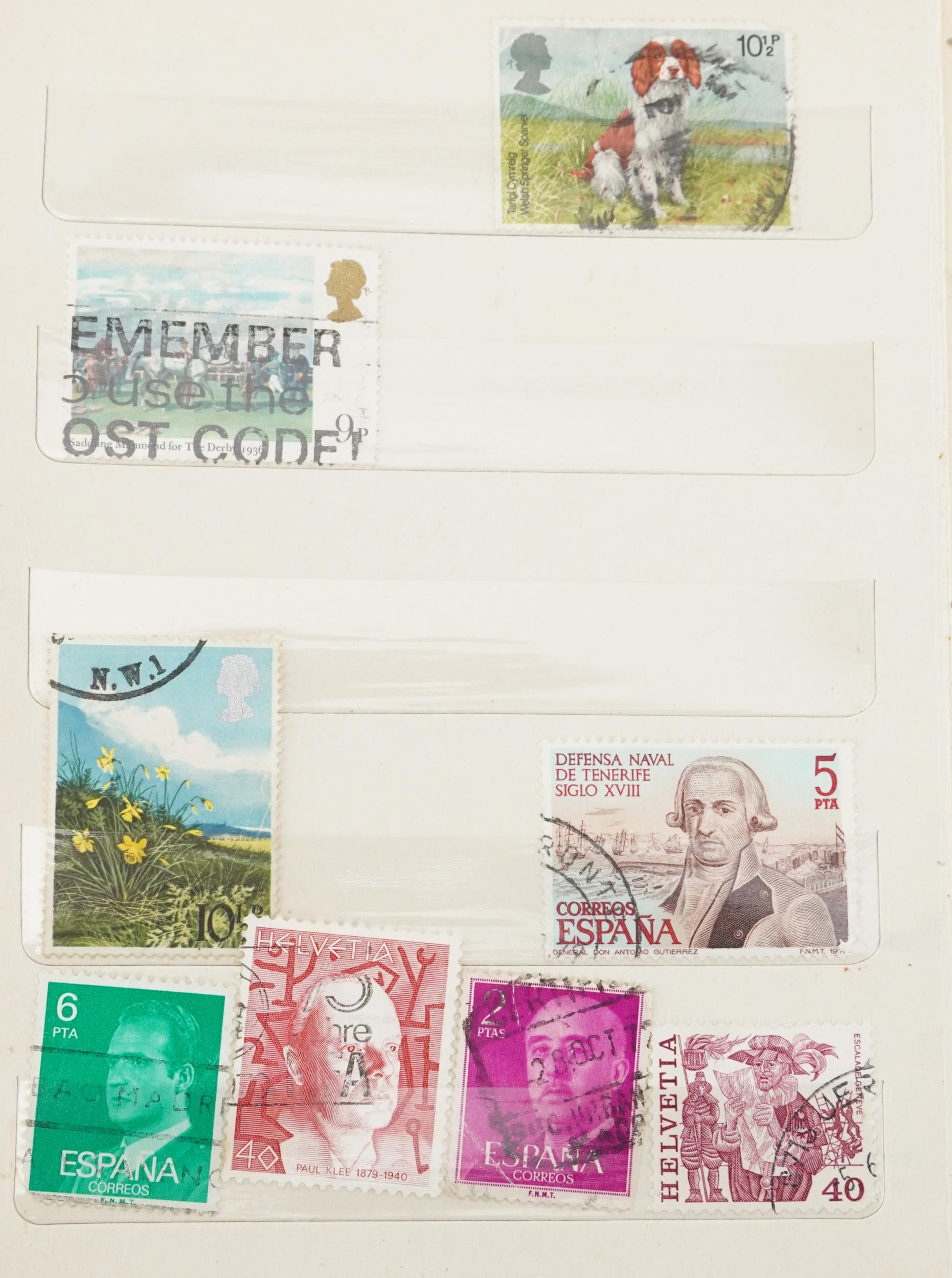 Collection of 19th century and later stamps arranged fifteen stock books and albums including - Image 9 of 10