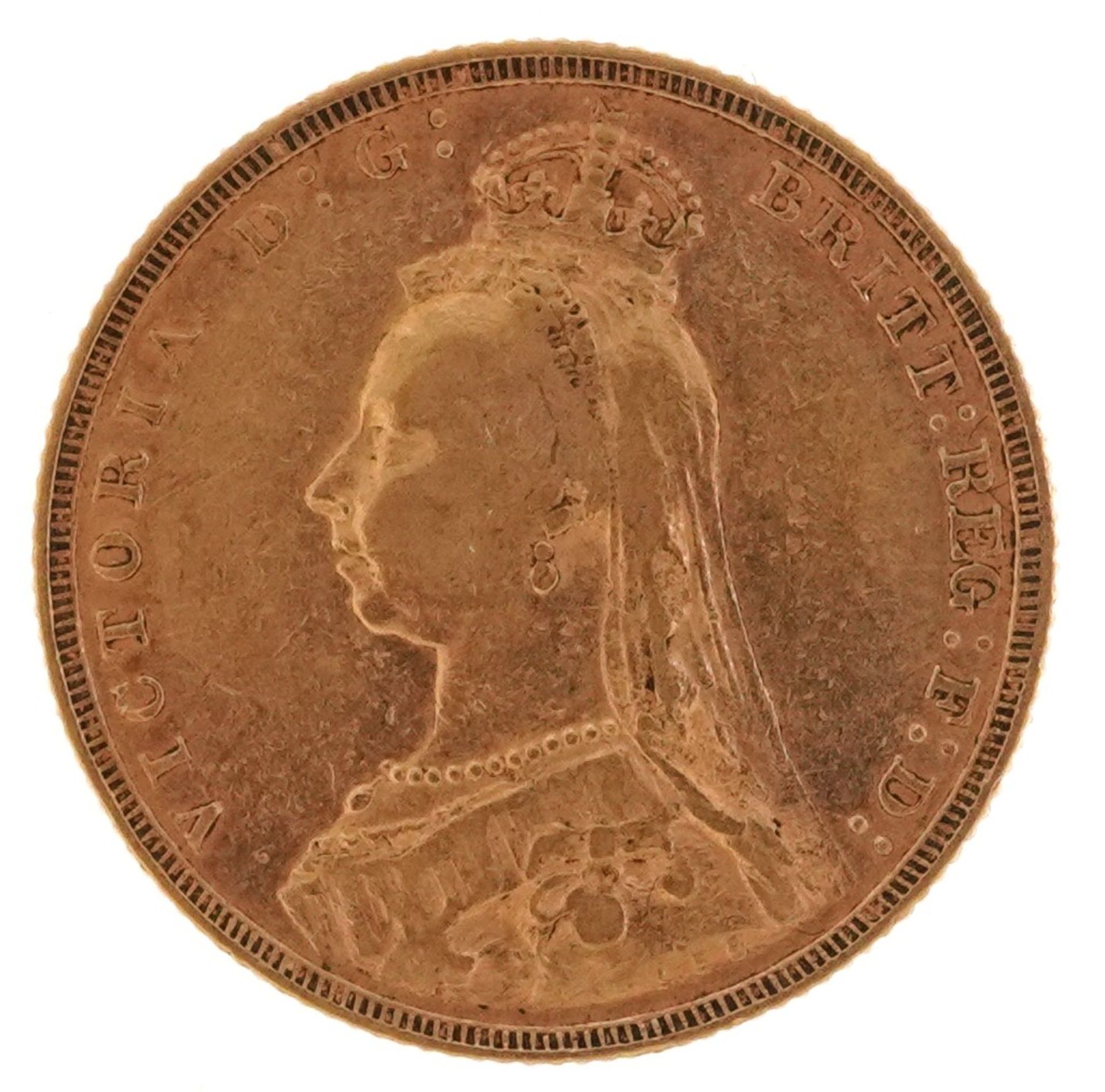 Queen Victoria Jubilee Head 1889 gold sovereign - Image 2 of 3