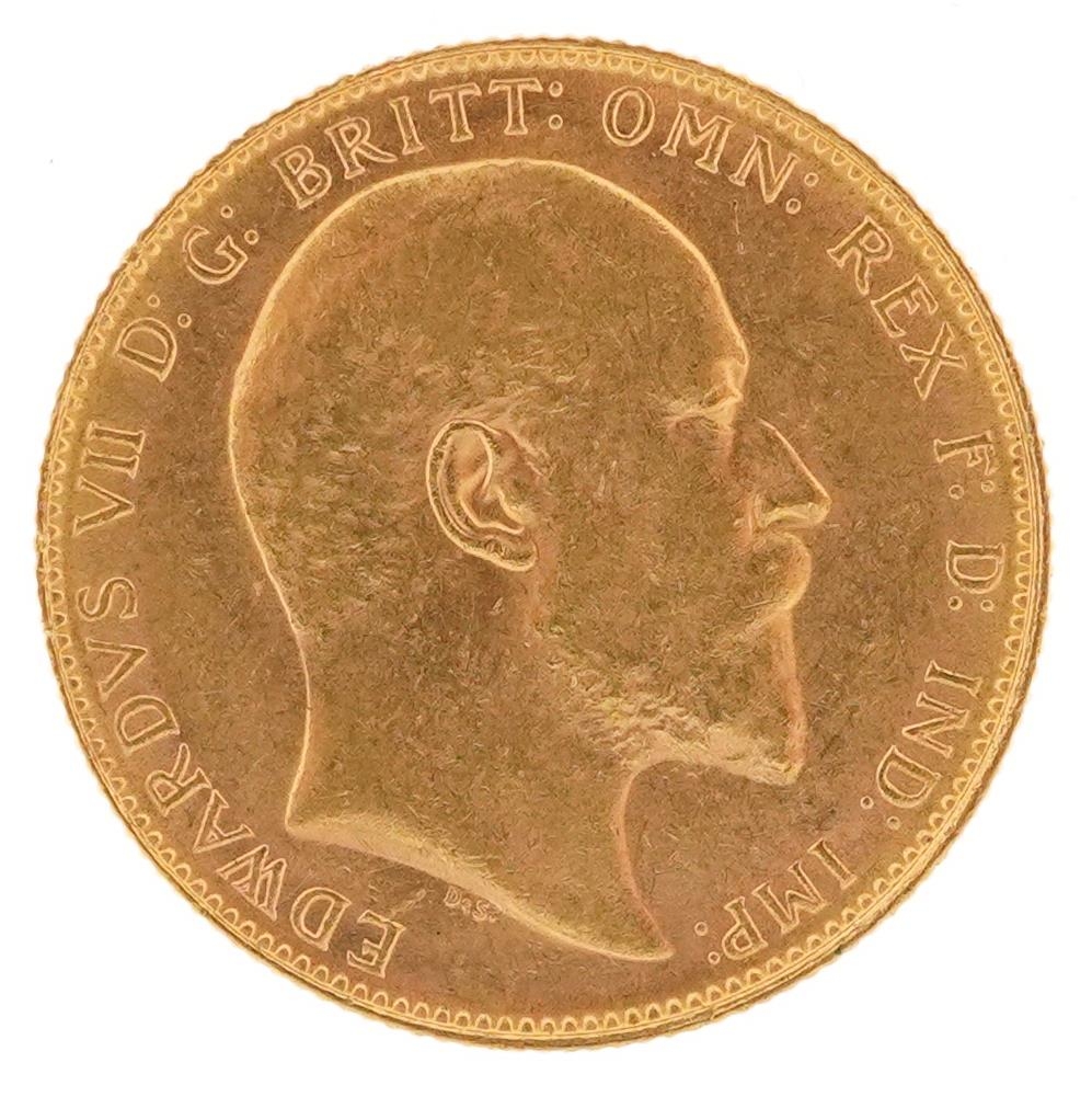 Edward VII 1908 gold sovereign, Perth Mint - Image 2 of 3