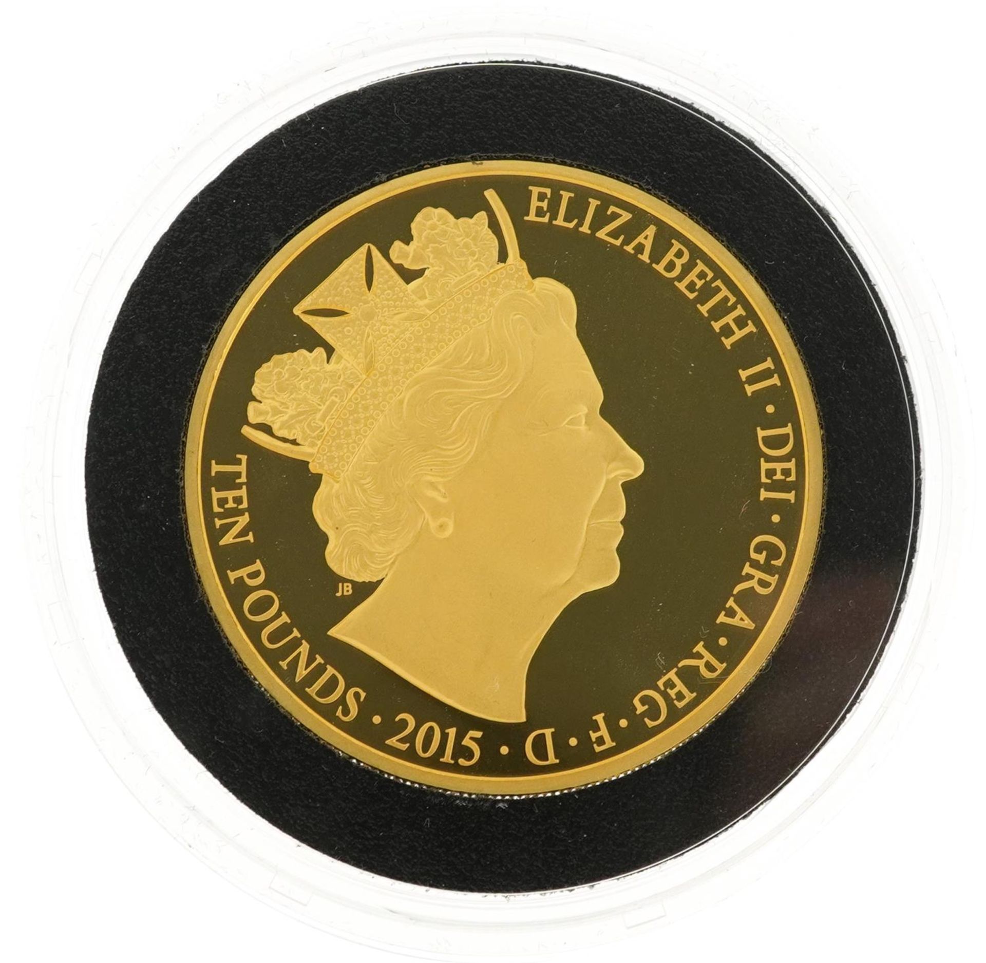 Elizabeth II 2015 five ounce gold proof coin by The Royal Mint commemorating The Longest Reigning - Bild 3 aus 4