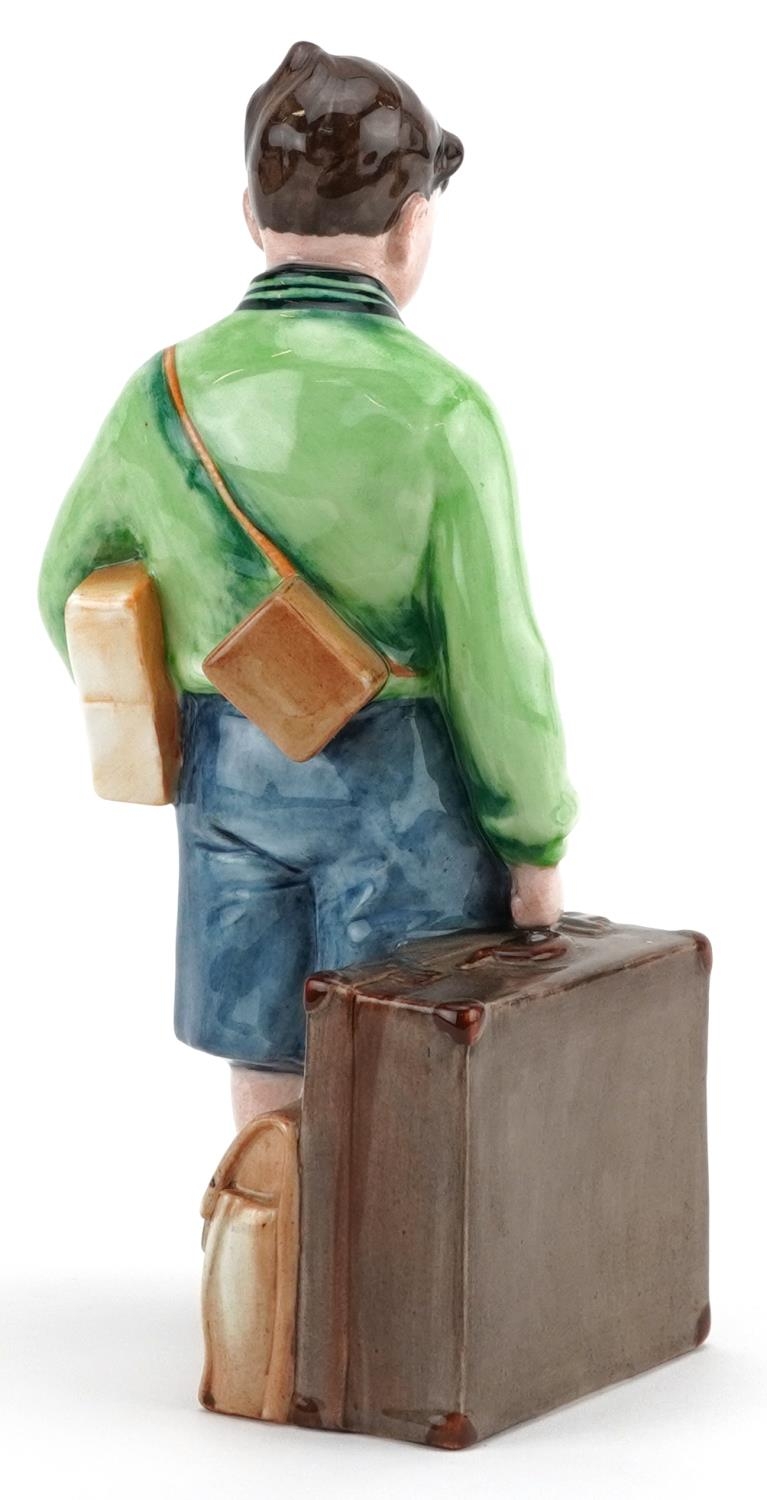 Royal Doulton The Boy Evacuee figure HN3202 with certificate, limited edition 6423/9500, 21cm high - Image 2 of 4