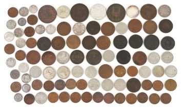 Early 19th century and later Canadian coinage and tokens including Nova Scotia one penny tokens,