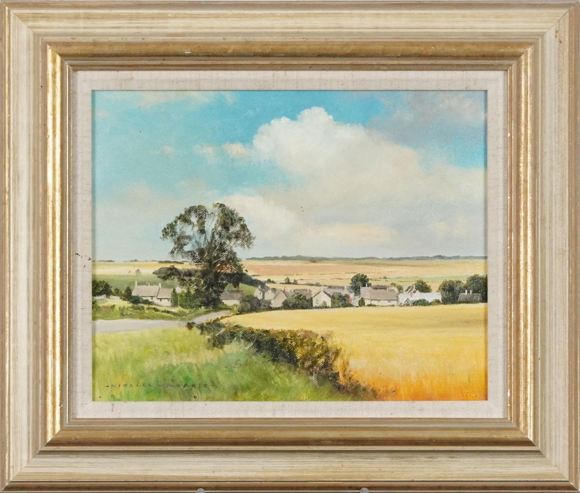 Michael Morris - Near Charlbury Oxfordshire, contemporary oil on canvas, inscribed Stacey Marks - Bild 2 aus 5