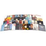 Vinyl LP records including Frank Sinatra, Rod Stewart, David Bowie, Electric Light Orchestra and The