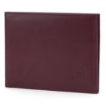 Gentlemen's Rolex red leather wallet