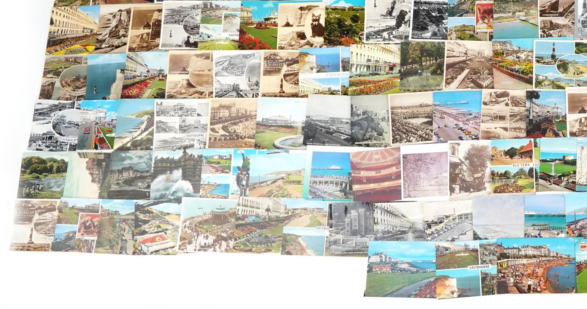 Early 20th century and later Eastbourne and related postcards including Beachy Head and The Wish - Image 5 of 5