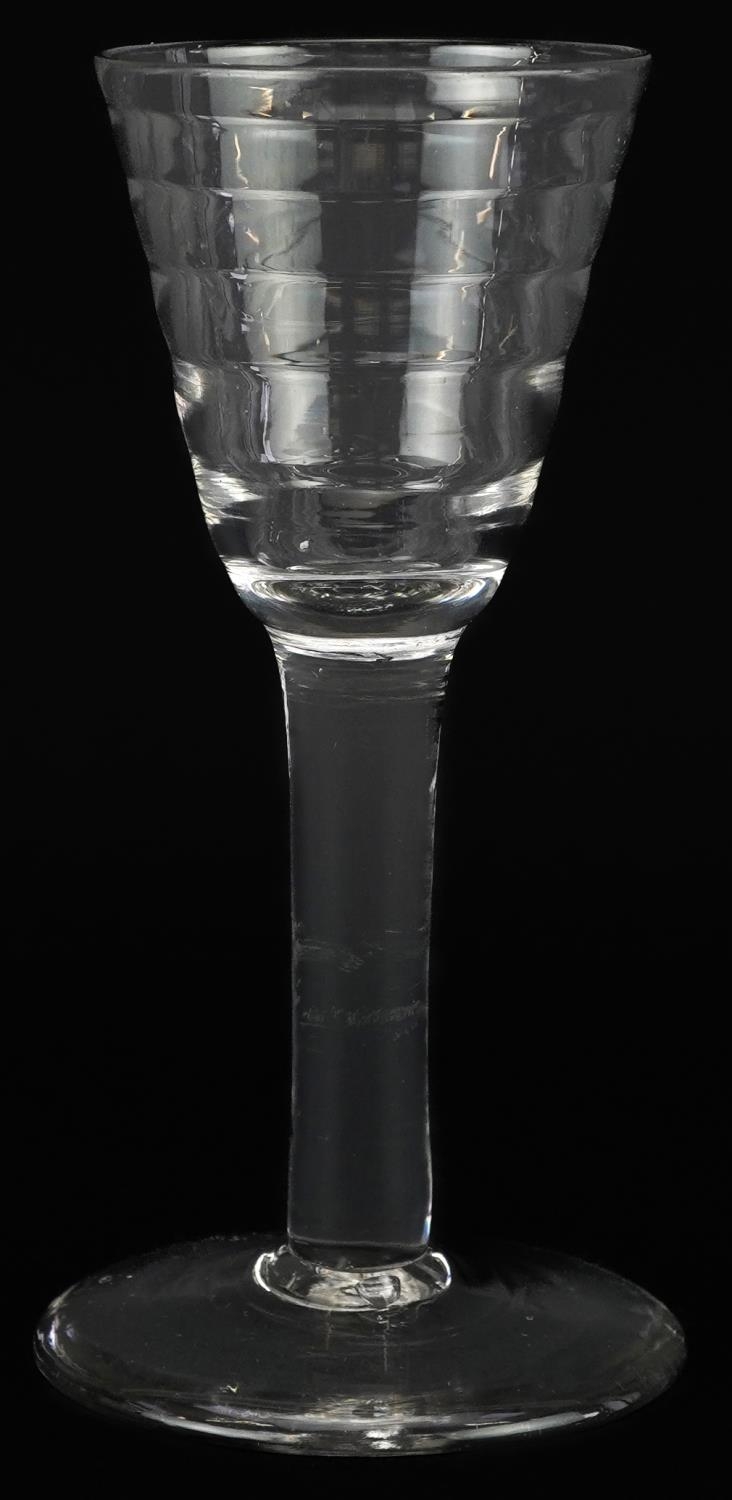 18th century Lynn wine glass, 15.5cm high - Image 2 of 3