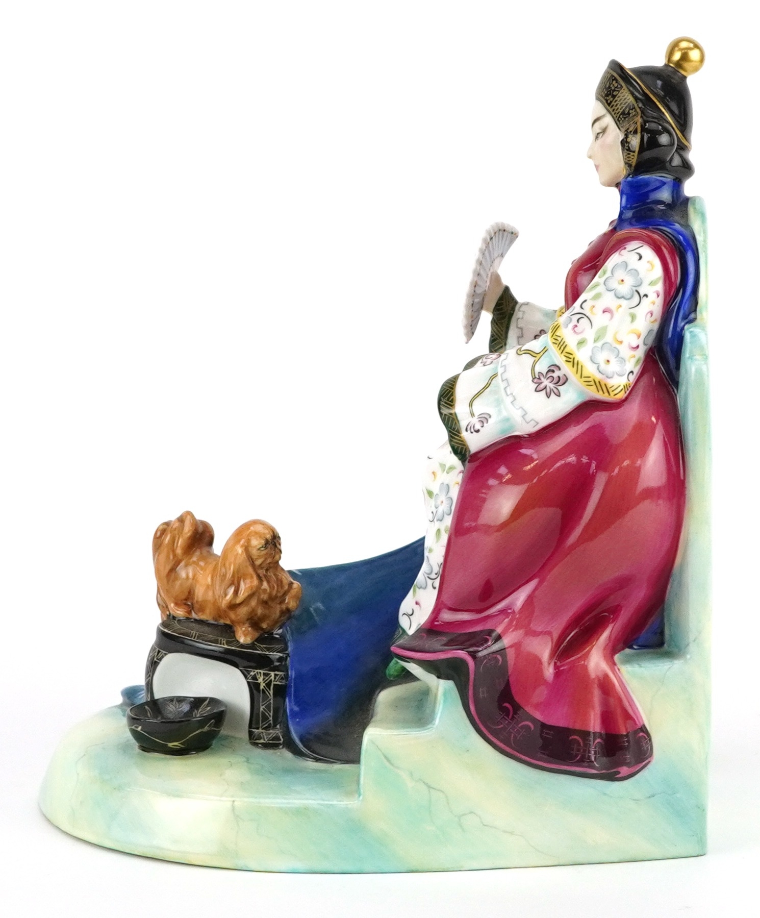 Royal Doulton Les Femmes Fatales figurine, Tz'U-Hsi Empress Dowager HN2391, limited edition 208/750, - Image 3 of 7