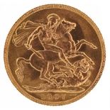 Edward VII 1907 gold sovereign
