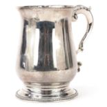 Charles Wright, George III silver baluster tankard, London 1818, 13cm high, 437.8g