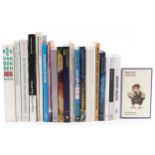 Art reference books relating to 20th century artists including Van Dongen Sensory Spaces and Peter