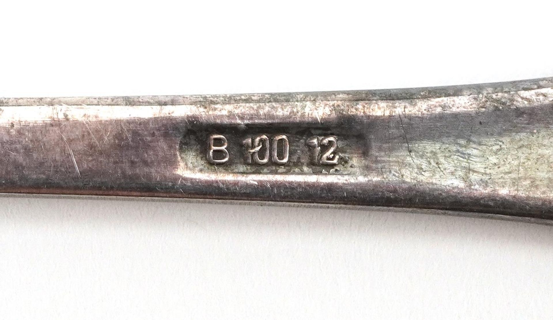 Two Rolex Bucherer silver plated advertising teaspoons, each 10.5cm in length - Bild 3 aus 3