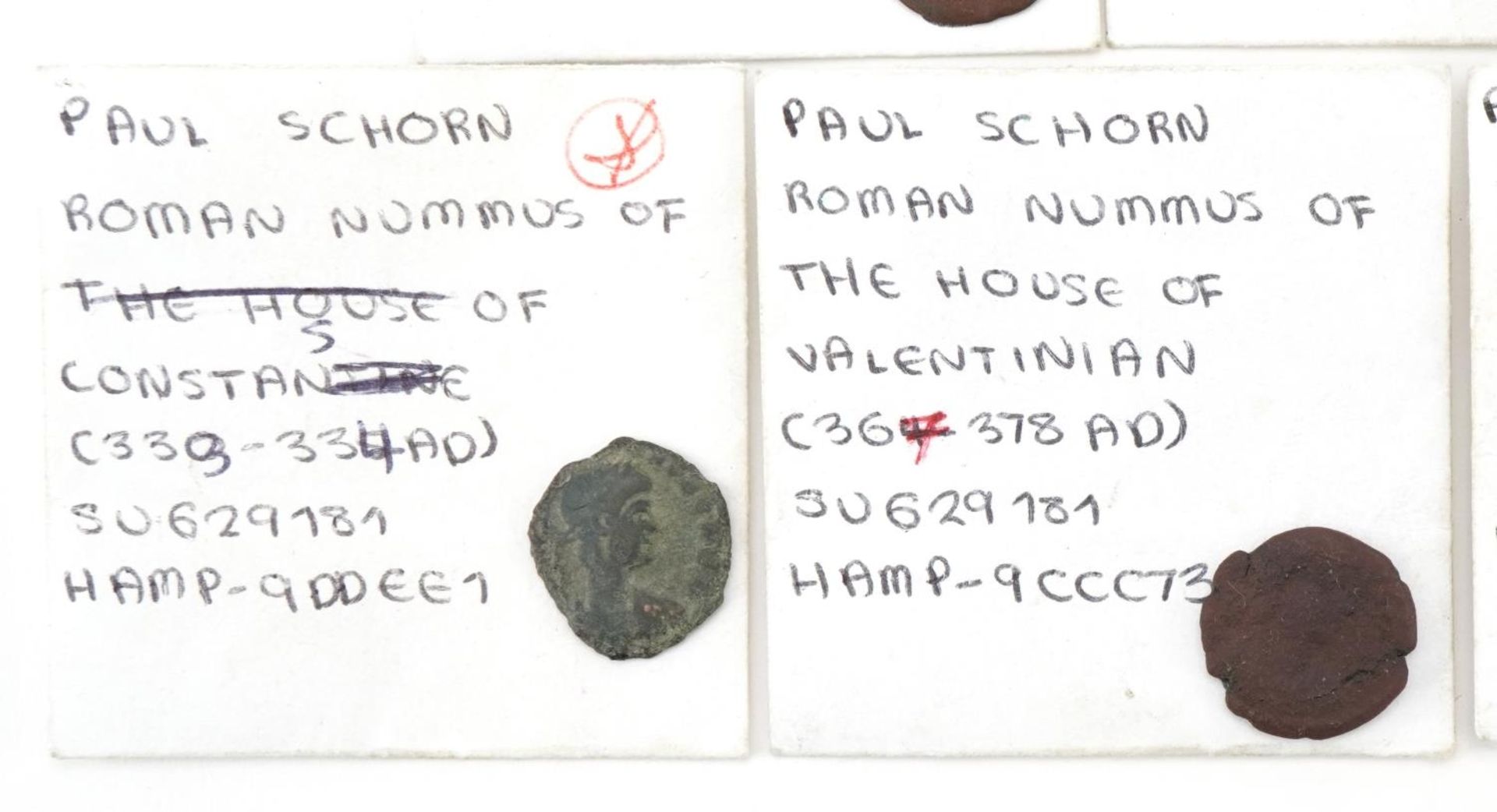Early Roman coins in coin packets - Bild 3 aus 8