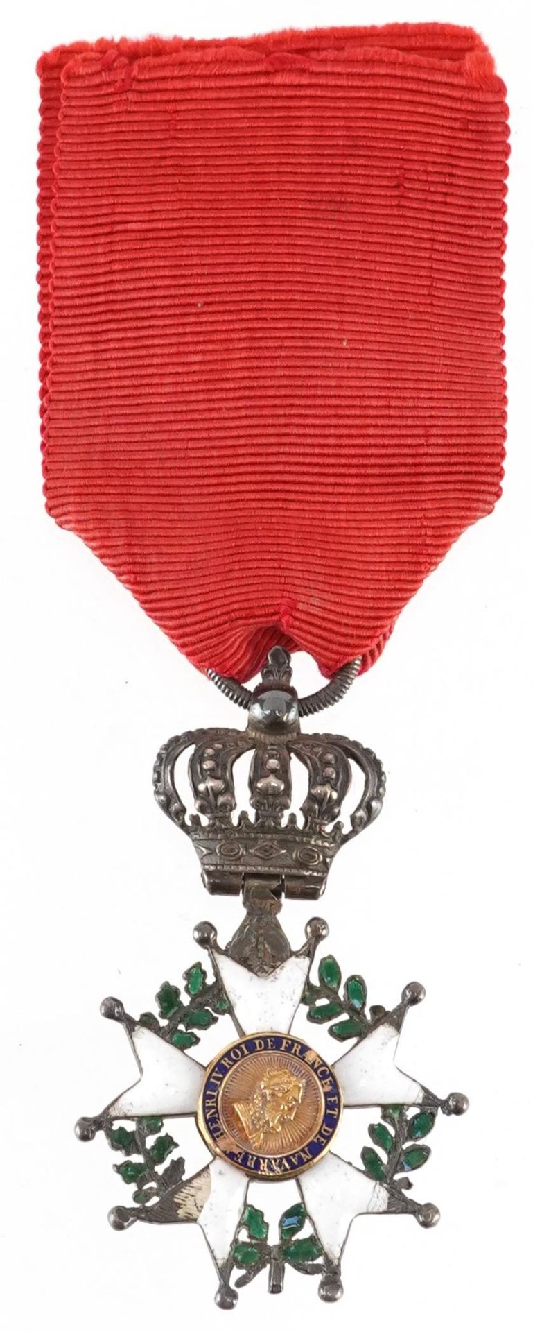 French Legion D'Honneur white enamel medal - Bild 3 aus 3