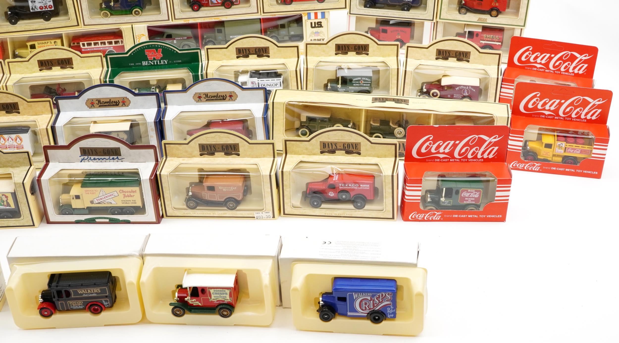 Large collection of diecast vehicles with boxes, some advertising, including Days Gone Ford Model T - Image 8 of 8