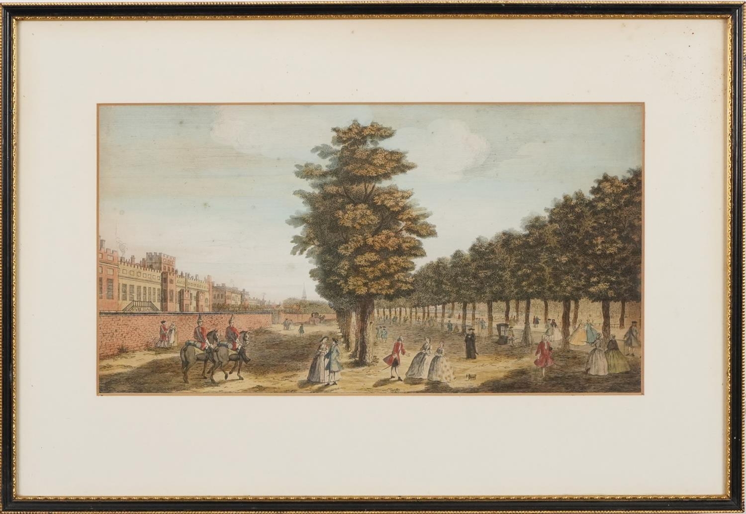 After John Bowles - Westminster Bridge from Lambeth and two others, three 18th century hand coloured - Bild 11 aus 13