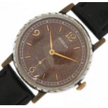 Russian USSR manual wind wristwatch having Arabic numerals, the case numbered 727846, 34mm in