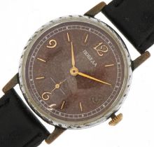 Russian USSR manual wind wristwatch having Arabic numerals, the case numbered 727846, 34mm in