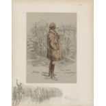 Good Hunting Old Sportsman the Gunner - World War I interest Snaffles print, framed in