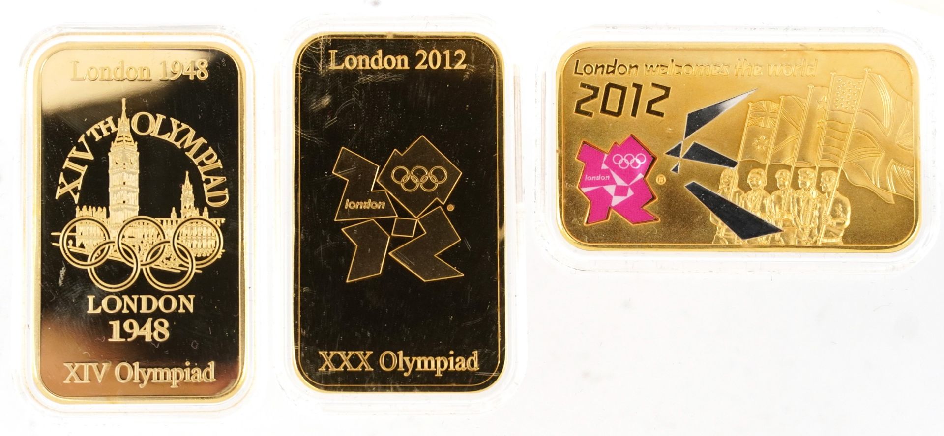 London Olympic 2012 Games ingots from The London Mint Office together with a collector's album of - Image 2 of 9