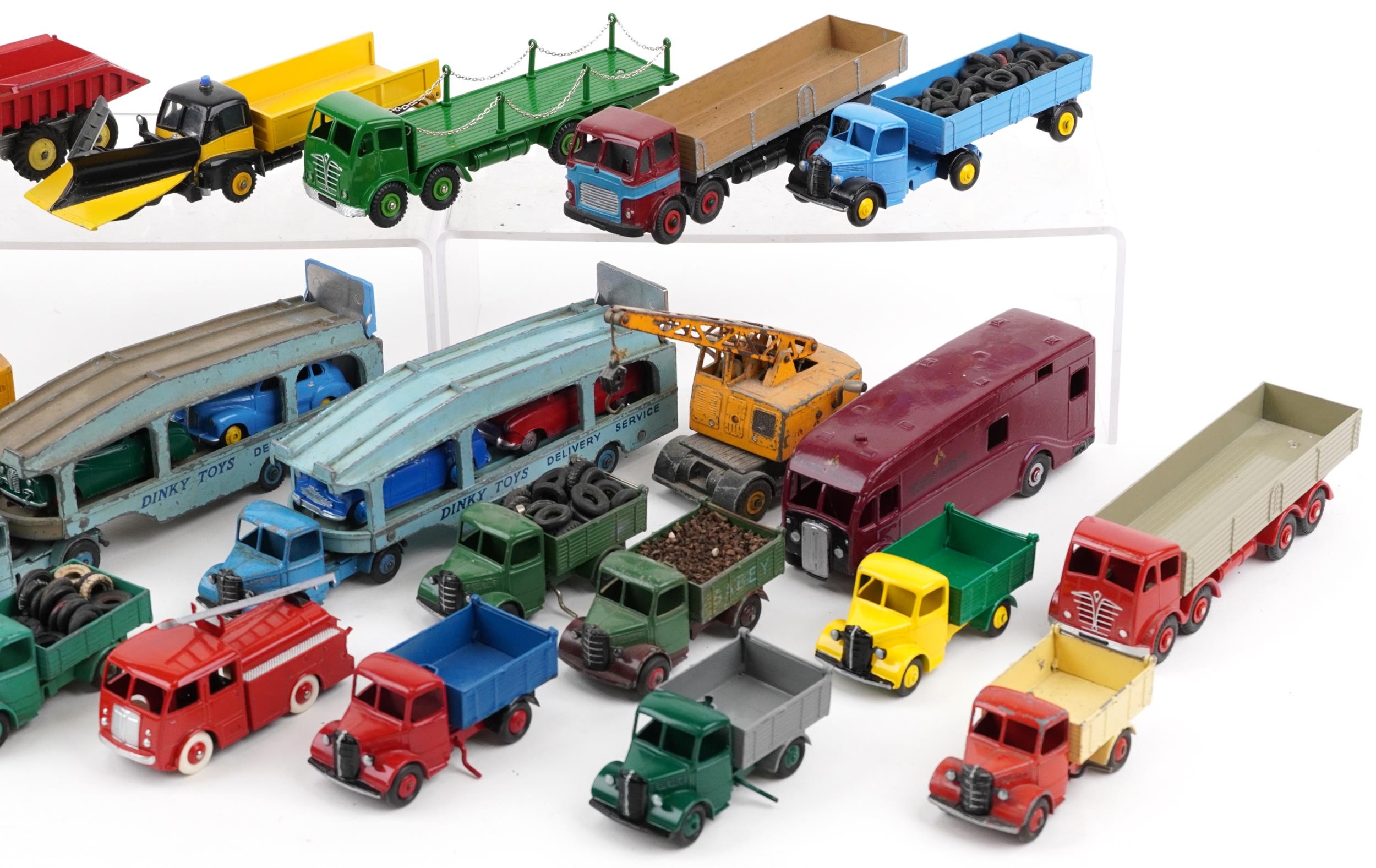 Vintage and later Dinky diecast vehicles including Pullmore Car Transporter, Foden and horsebox - Image 3 of 3