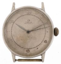 Omega, gentlemen's manual wind wristwatch having silvered dial inscribed Omega Automatic, 35mm in