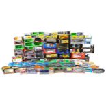 Extensive collection of model collector's vehicle boxes