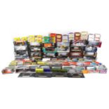 Extensive collection of model collector's vehicle boxes