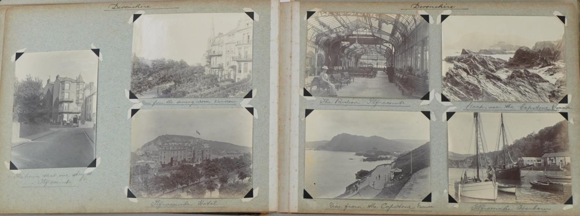 Early 20th century black and white photographs relating to the Isle of Man arranged in an album - Image 15 of 28