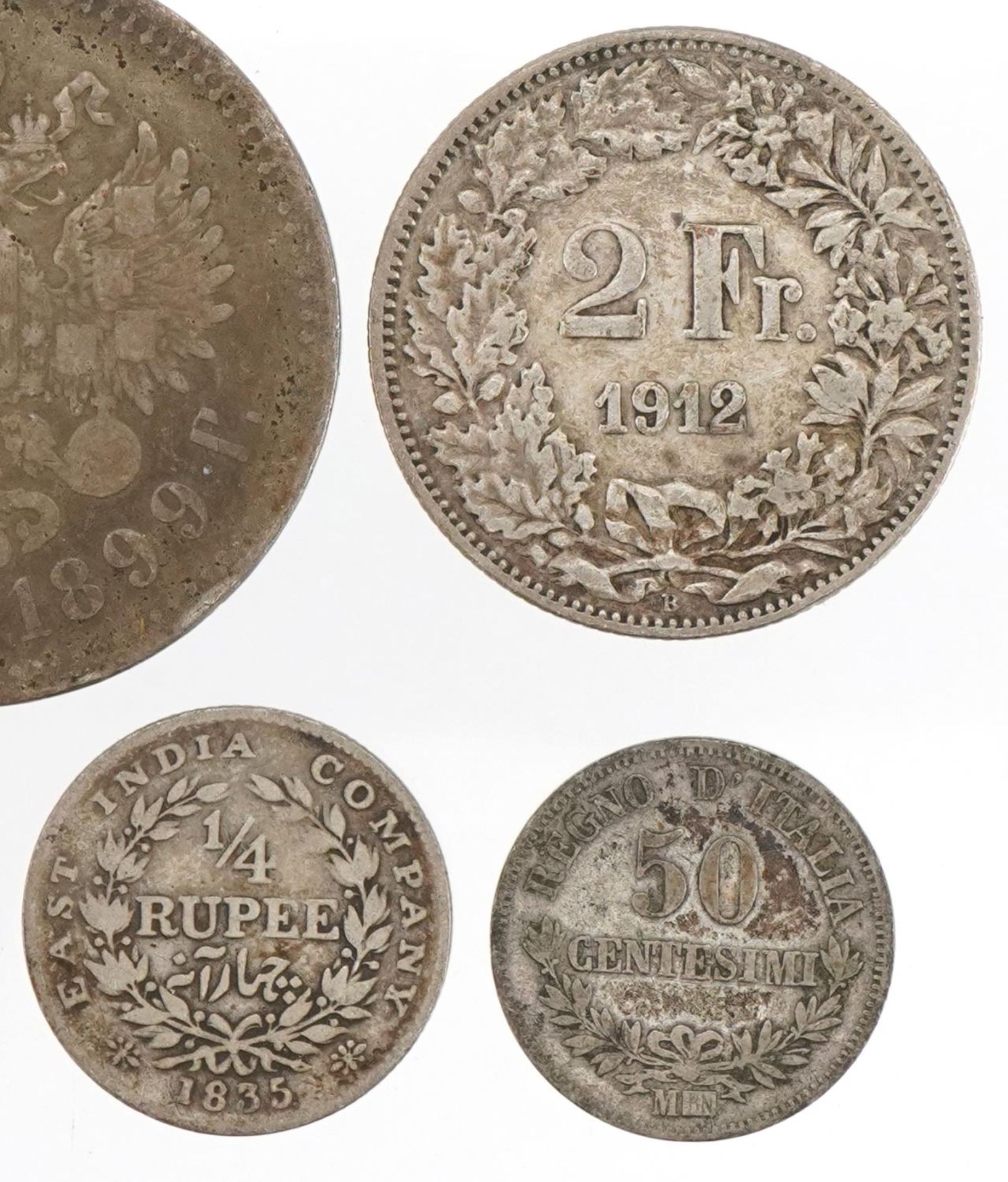 Coinage including France and Switzerland, some silver - Bild 6 aus 6