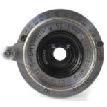 Leica Ernst Leitz Summaron F=3.5cm 1:3.5 camera lens, 5cm in diameter