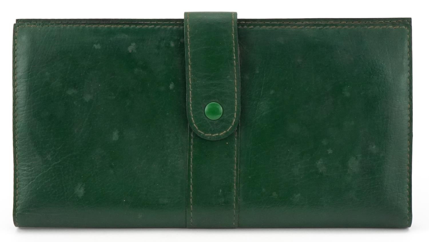 Rolex Cellini green leather wristwatch case with box and paperwork - Image 2 of 6