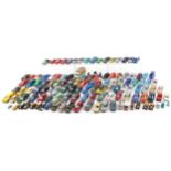 Collection of vintage and later collector's vehicles, predominantly diecast, including Burago,