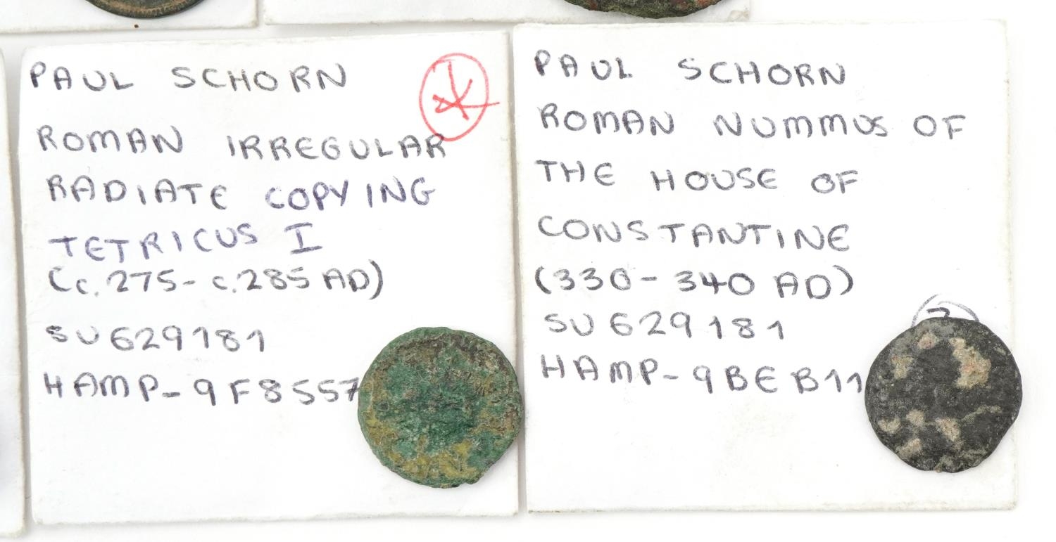 Early Roman coins in coin packets - Bild 4 aus 8
