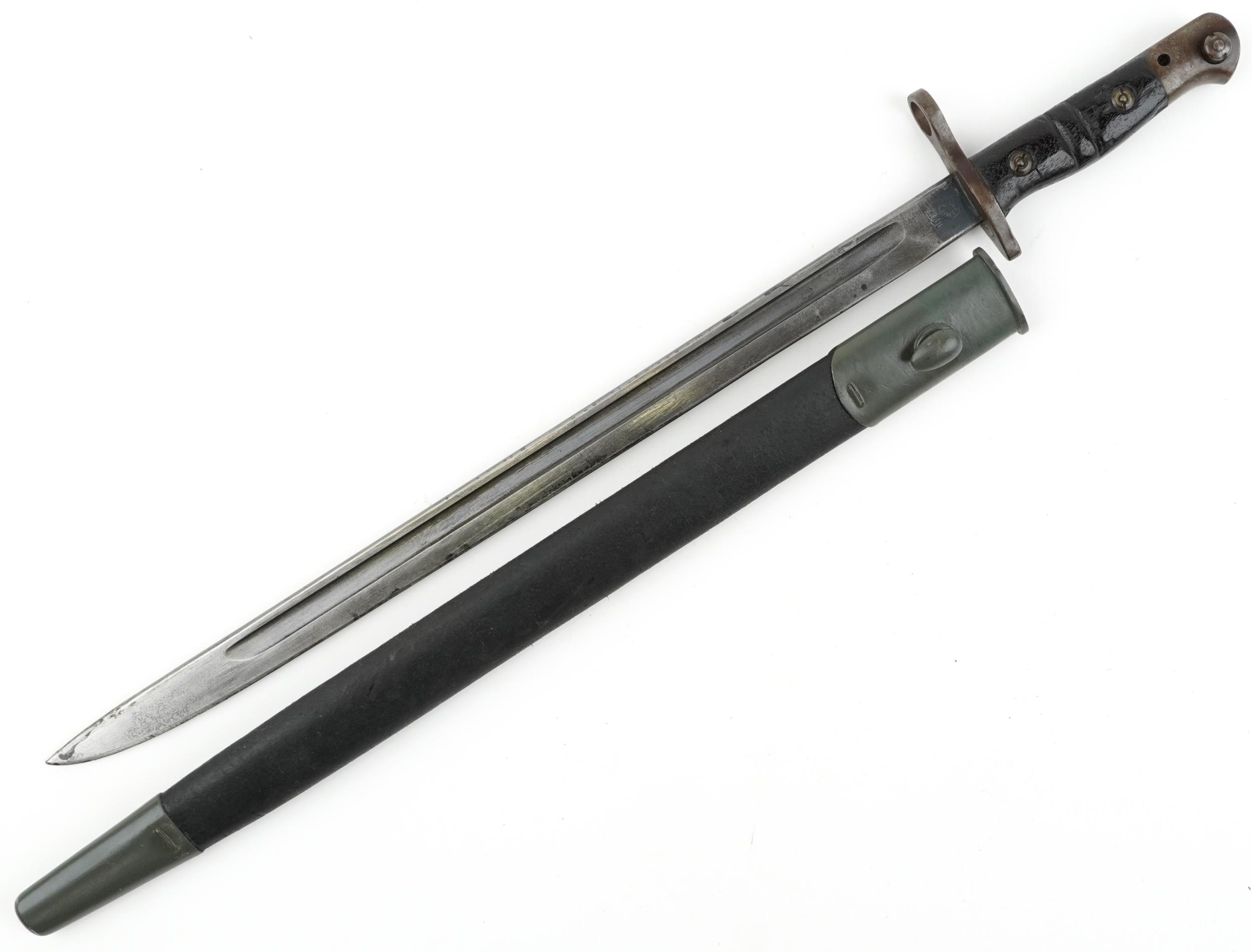 United States of America Military interest Remington World War I bayonet stamped 1917, 57cm in