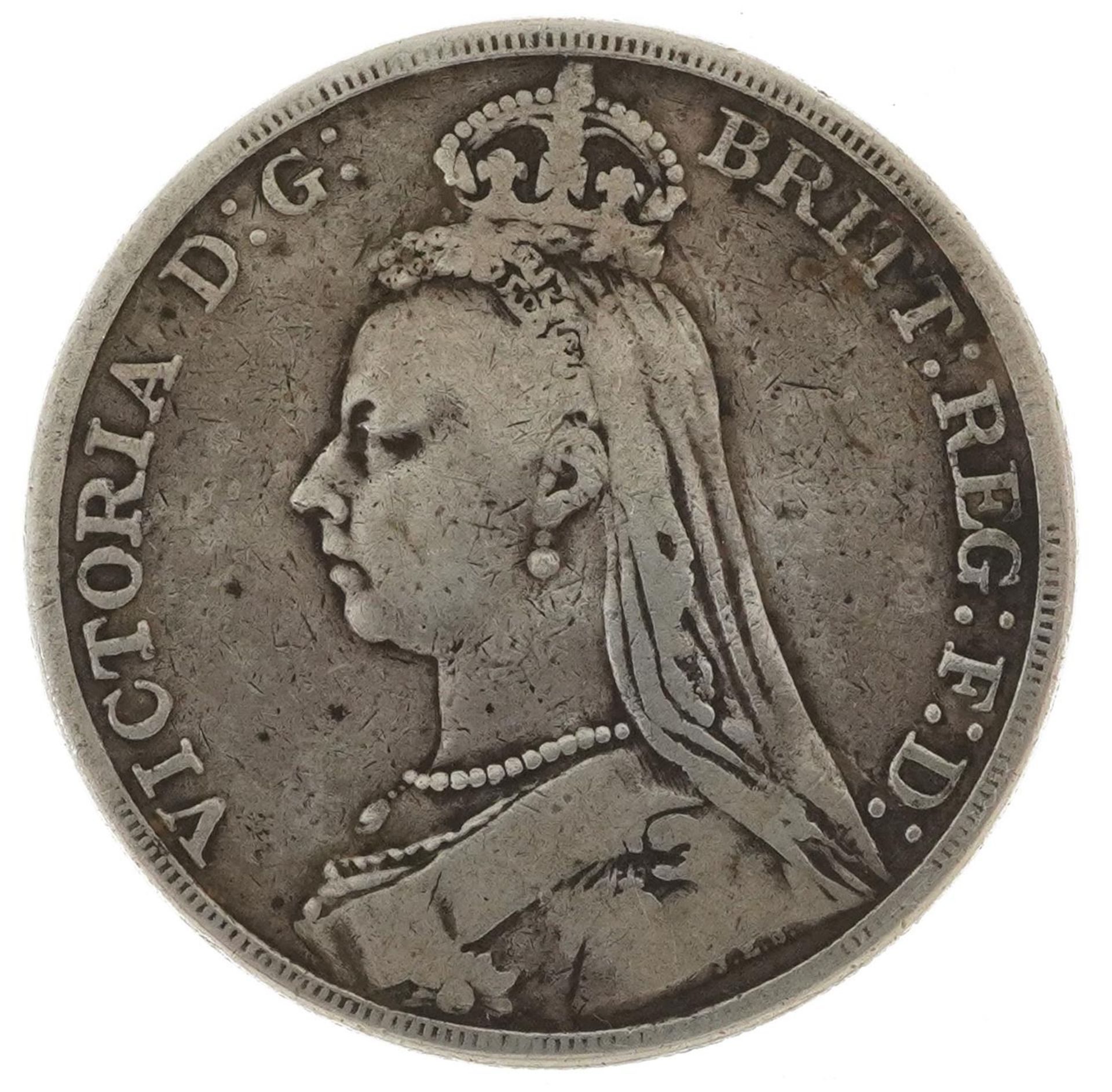 Queen Victoria 1889 crown - Bild 2 aus 2