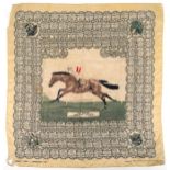 Horseracing interest Phil Drake race horse silk scarf published by Welch Margetson & Company Limited