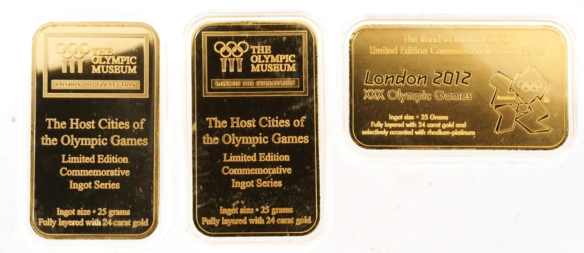 London Olympic 2012 Games ingots from The London Mint Office together with a collector's album of - Image 3 of 9