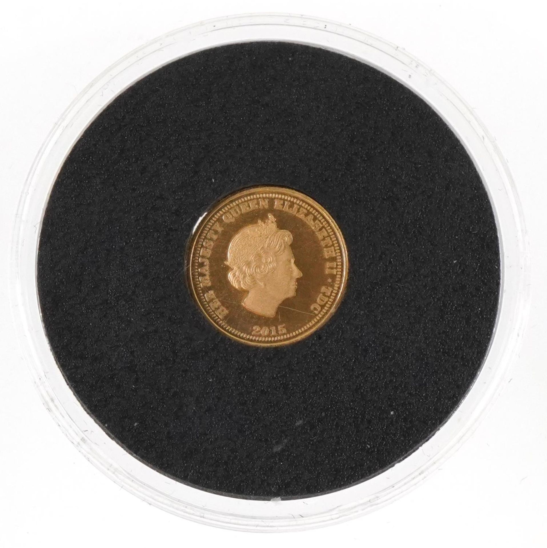 Elizabeth II 2015 Long to Reign Over Us gold quarter sovereign by The Bradford Exchange with - Bild 3 aus 4