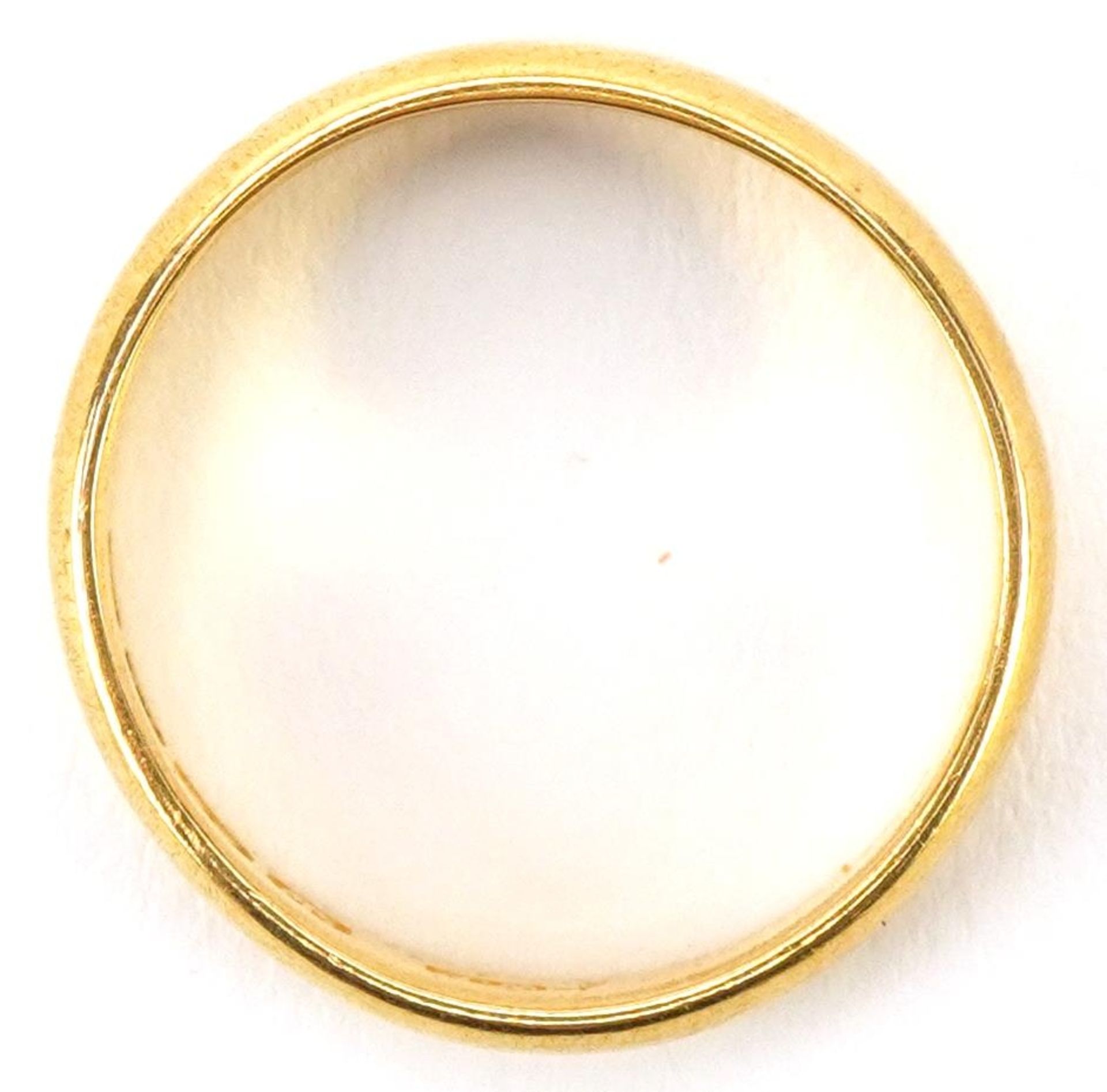 22ct gold wedding band, size N, 5.2g - Bild 3 aus 4