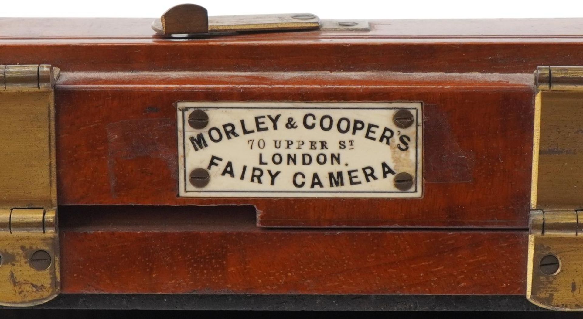Victorian Morley & Coopers Fairy camera with brass lens retailed by John Piggott 117 Cheapside - Bild 5 aus 6