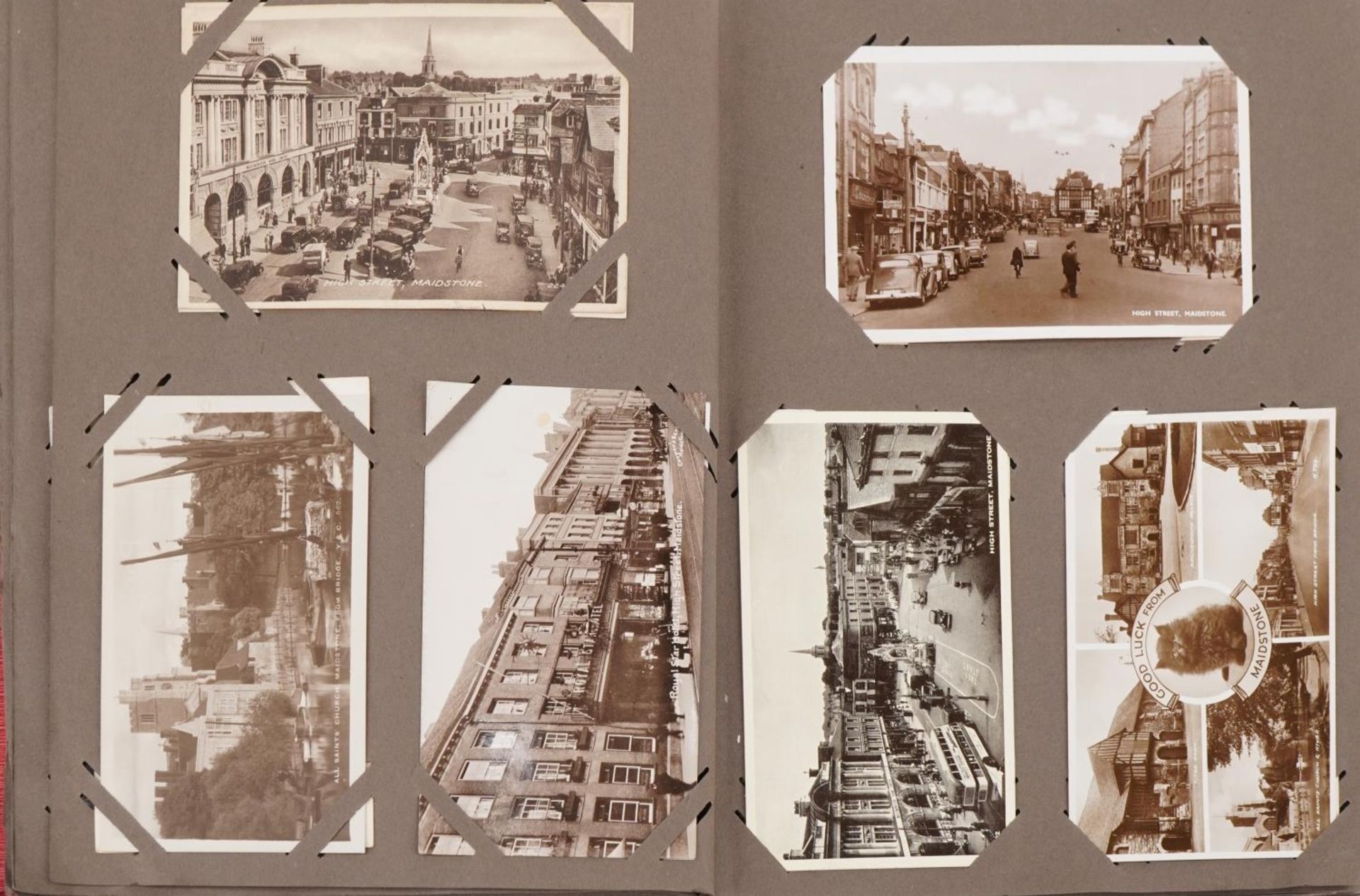 Album of postcards, approximately one hundred and twenty, including street scenes, The Crystal - Bild 7 aus 22