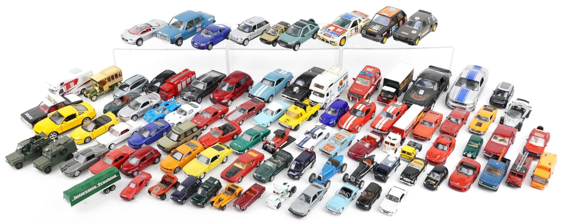 Large collection of vintage and later collector's vehicles, predominantly diecast, including